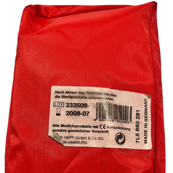 Authentic Porsche First Aid Kit - approx 6" x 11" - Picture 2 of 4